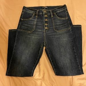 Button up fashion nova jeans